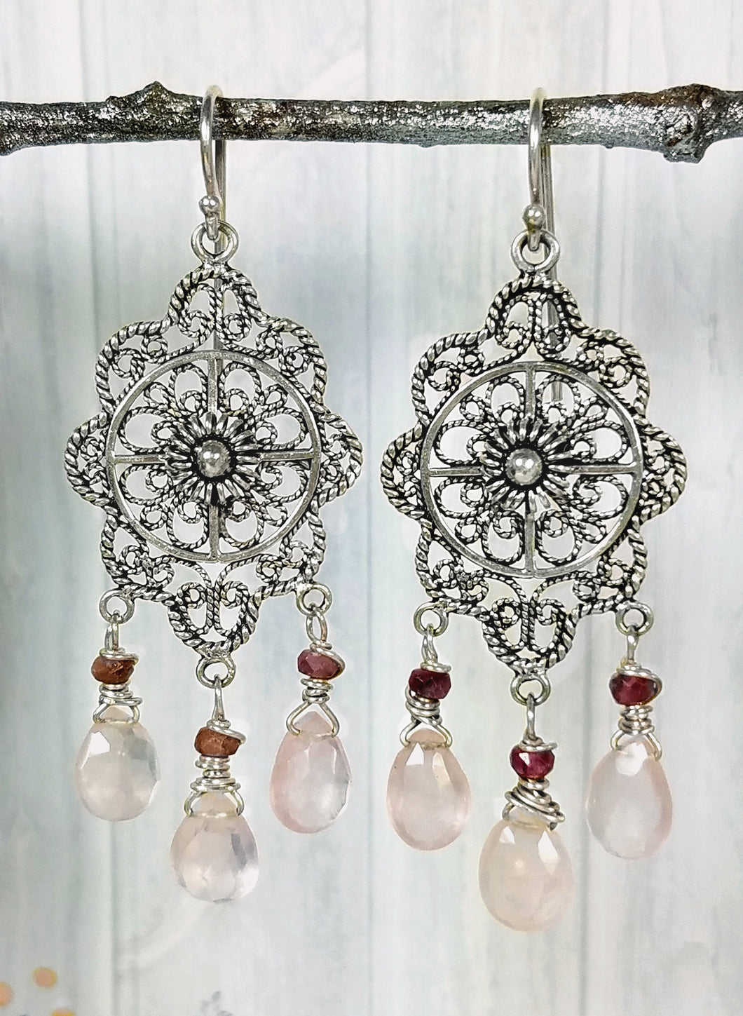 Roseline Chandelier earrings